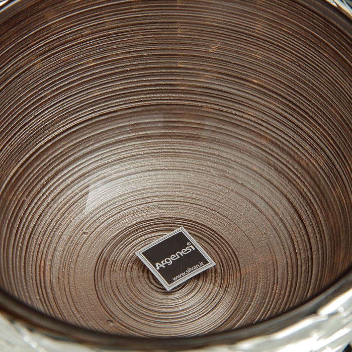 Чаша "Плетение", коричневая