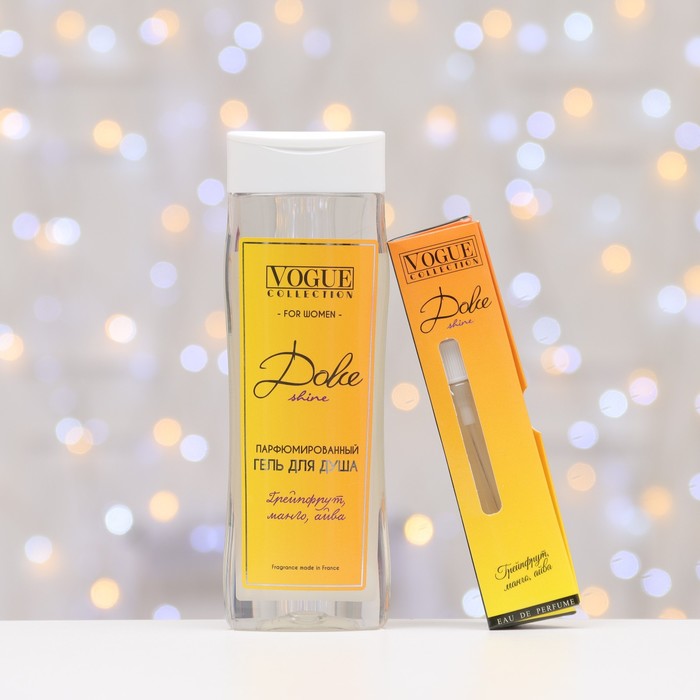 

Подарочный набор женский Dolce Shine, гель для душа 250 мл, парфюмерная вода 30 мл