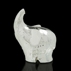 Статуэтка 'Слоненок', посеребрение, 13 × 7 × 9 см Ош