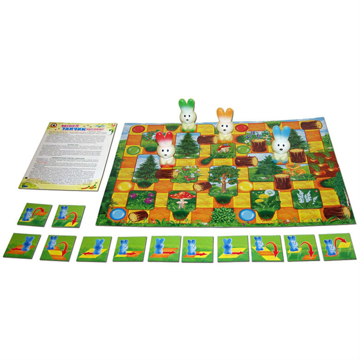 Настольная игра «Вышел зайчик погулять»
