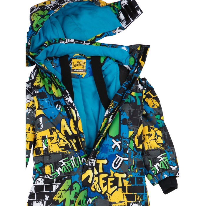 фото Зимний комбинезон для мальчика, рост 128 см playtoday