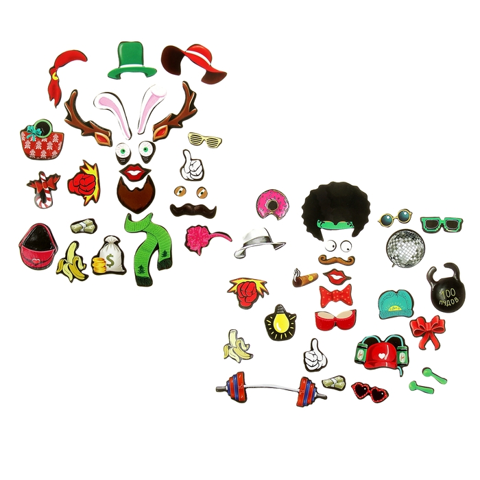 Набор магнитов на фотографию "Приколы"