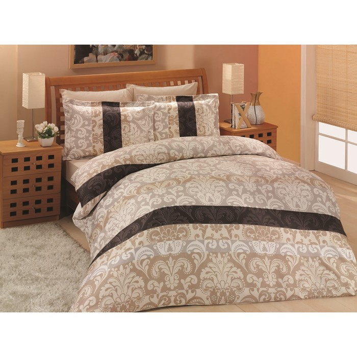 

КПБ Eвро Classico, размер 240х260 см 200x220 см, 50x70 см-4 шт, цвет кремовый 925454