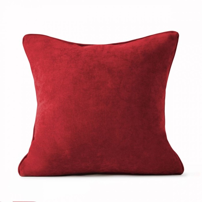 Наволочка декоративная «Тина», размер 45х45 см, цвет красный наволочка декоративная тина размер 45х45 см цвет темно бежевый