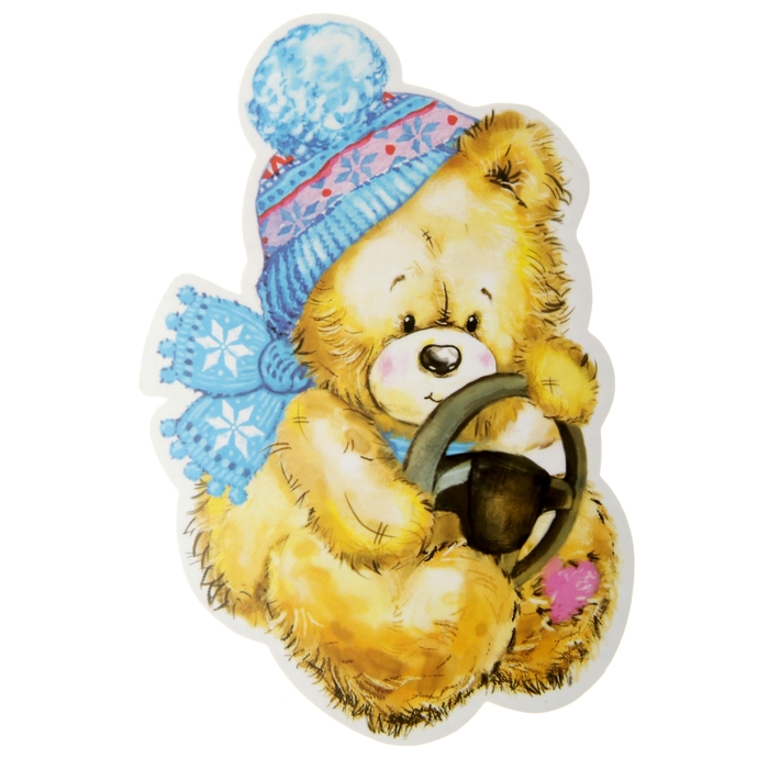 Наклейка на авто "Медвежонок"