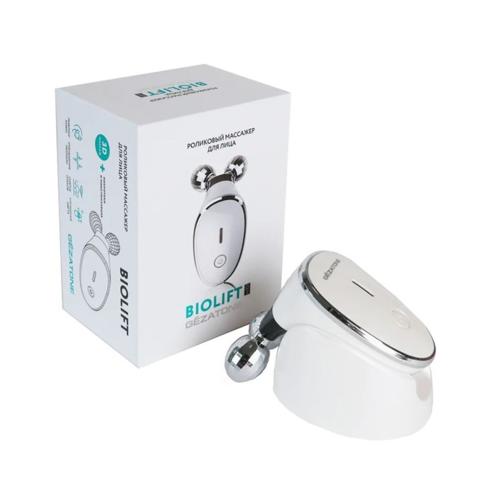 

Массажёр миостимулятор-микротоки Gezatone Biolift m101, роликовый