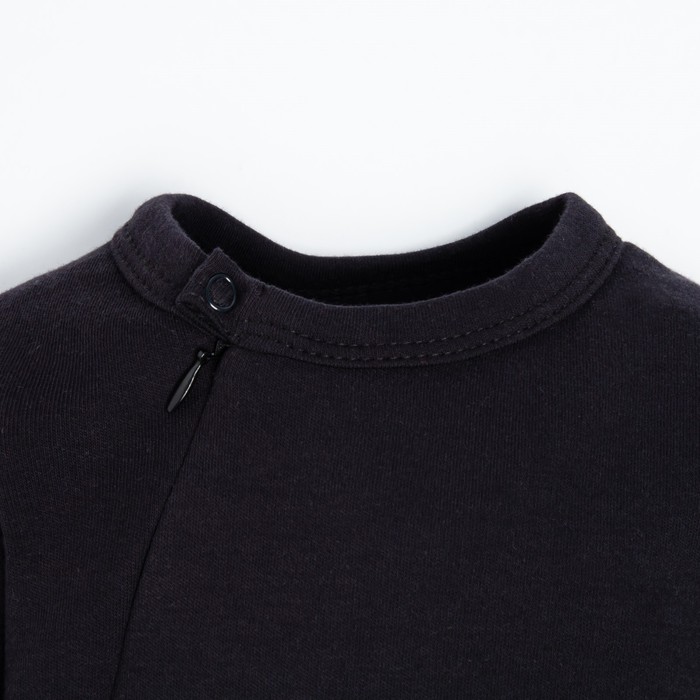 фото Комбинезон детский крошка я "little boss", рост 86-92 см, цвет чёрный