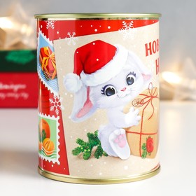 

Носки в банке "Новогодние носочки" (женские, микс)