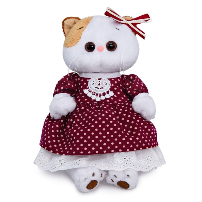 

Мягкая игрушка «Ли-Ли в бордовом платье», 27 см
