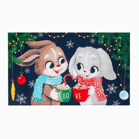 

Полотенце Доляна Happy friends 35х60 см, 100% хлопок, 160 г/м2
