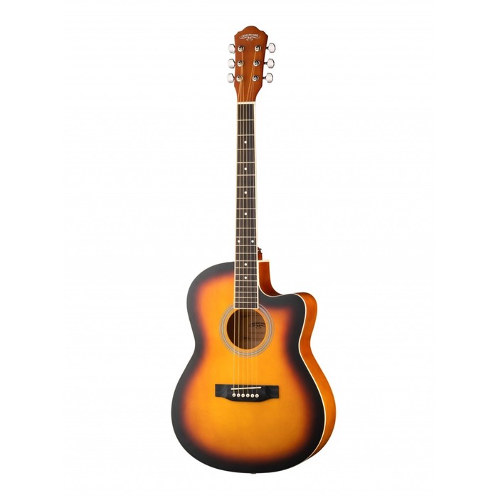 цена Акустическая гитара HS-3911-3TS, с вырезом, санберст