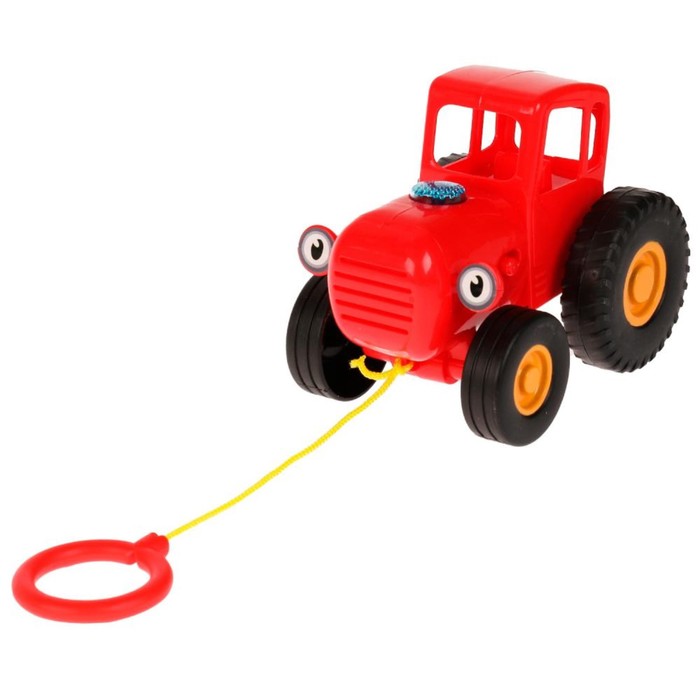 Музыкальная игрушка «Синий трактор» цвет красный, 30 песен, загадок, звук и свет модель машины экскурсионный автобус 30 см свет и звук двери цвет синий