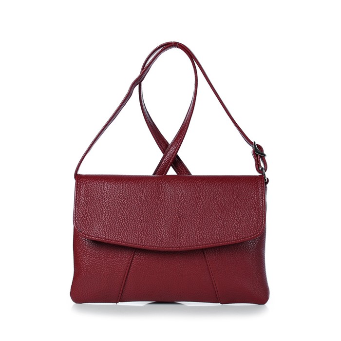 

Сумка мессенджер, отдел на клапане, цвет темно-красный 26х16,5х1см