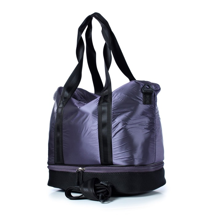 Спортивная сумка, отдел на молнии, цвет фиолетовый 36х34х23см