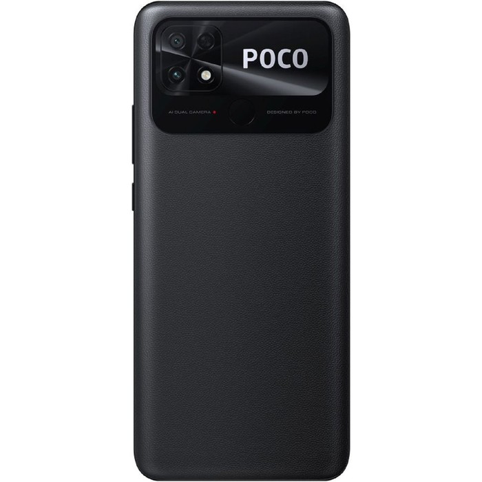 Смартфон Xiaomi POCO C40 RU, 6.71'', IPS, 4 Гб, 64 Гб, 13 Мп, 5 Мп, 6000 мАч, IP52, черный