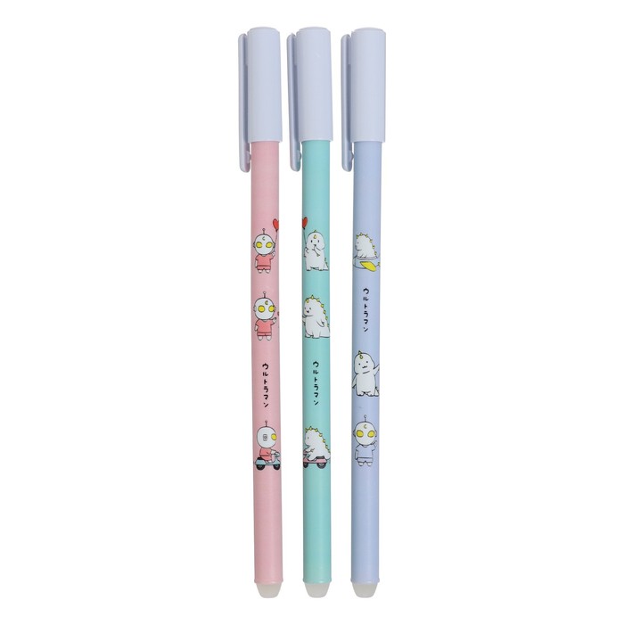 

Ручка гелевая СТИРАЕМЫЕ ЧЕРНИЛА, стержень синий, корпус МИКС (ручки не пишут, требуется замена стержня)