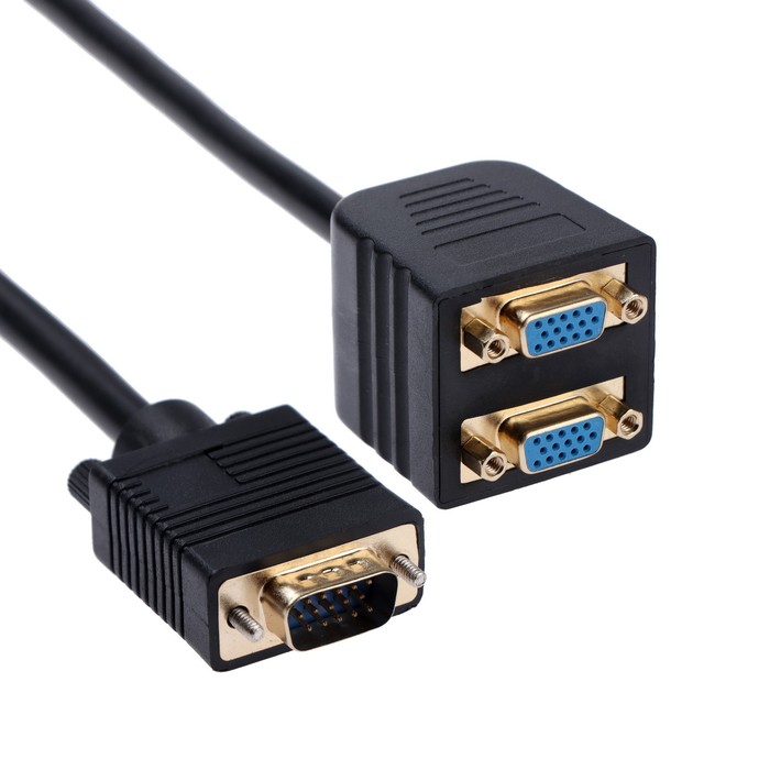 

Разветвитель VGA Cablexpert CC-VGAX2-20CM, 2 устройства, чёрный