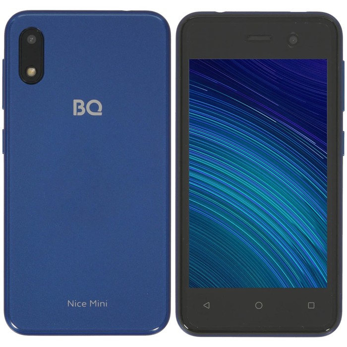 Смартфон BQ S-4030G Nice Mini, 3.97, IPS, 2 sim, 1Гб, 16Гб, 2Мп, microSD,1550мАч, синий