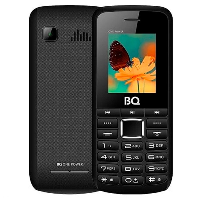 цена Сотовый телефон BQ M-1846 One Power, 1.77, 2 sim, 32Мб, microSD, 2500 мАч, чёрно-серый