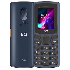 Сотовый телефон BQ M-1862 Talk, 1.77", 2 sim, 32Мб, microSD, FM, 600 мАч, фонарик, синий
