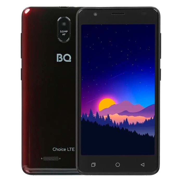 Смартфон BQ S-5046L Choice LTE, 5.0, IPS, 2 sim, 2Гб, 16Гб, 5Мп, microSD, 2000мАч, красный