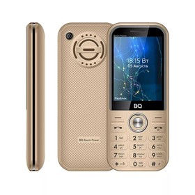 Сотовый телефонBQ M-2826 Boom Power, 2.8', 2sim, 32Мб, microSD, FM, 3700мАч, золотистый Ош