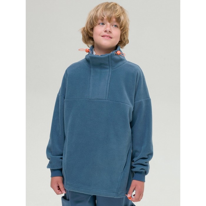 Куртка для мальчиков, рост 128 см, цвет серый