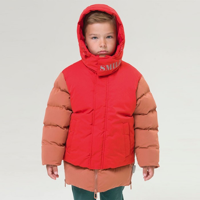 Куртка для мальчиков, рост 104 см, цвет красный куртка для мальчиков рост 104 см цвет лёд