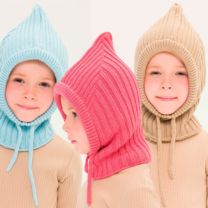 

Шапка для девочек, размер 53-54, цвет бежевый