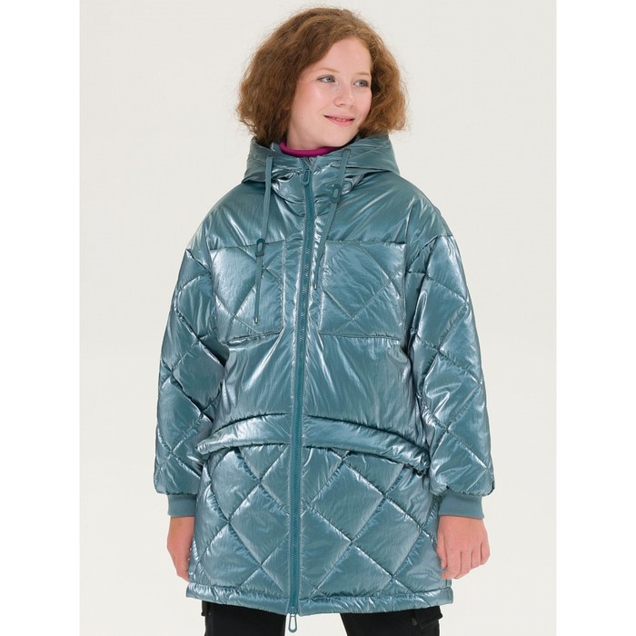 Куртка для девочек, рост 134 см, цвет голубой куртка для девочек рост 134 см цвет розовый