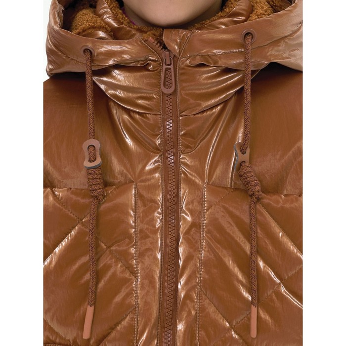 Куртка для девочек, рост 152 см, цвет охра