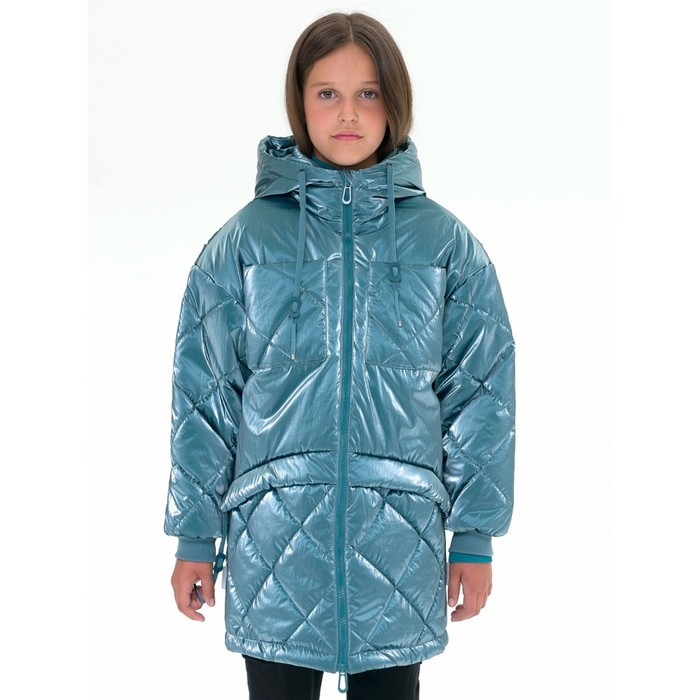 Куртка для девочек, рост 158 см, цвет голубой куртка для девочек рост 158 см цвет терракотовый
