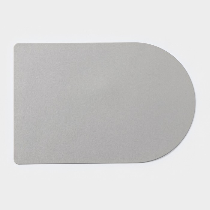 Салфетка сервировочная на стол «Тэм», 45×29,5 см, цвет светло-серый