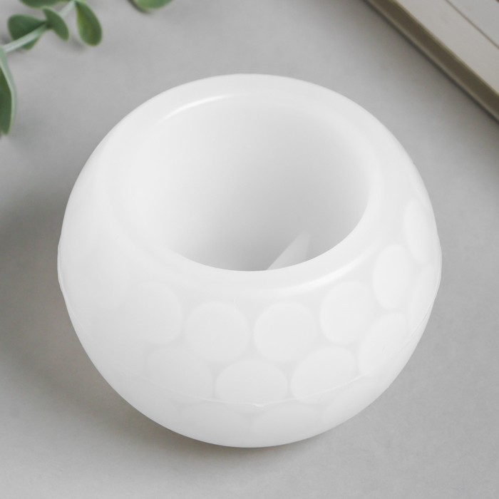 Молд силикон Подсвечник шар с кругами 8,6х8,6х6,2 см молд силикон воздушный шар 1х9х6 5 см