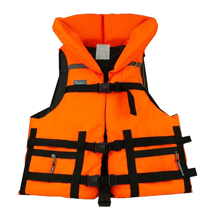 Жилет спасательный Сибтермо ЖС-01-О, оранжевый, размер M, ЖС 01.О.50-60 цена и фото