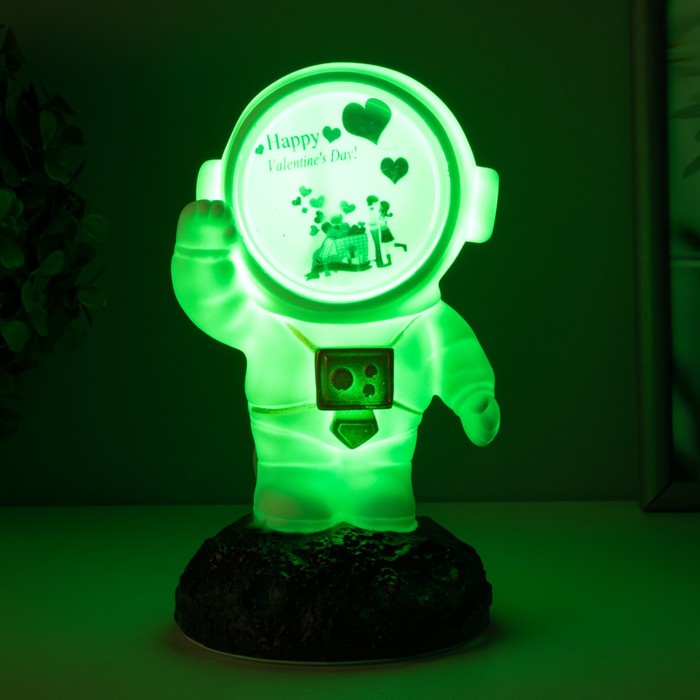 Ночник Космонавт LED USB МИКС 7,5х7,5х17,5 см 7823699