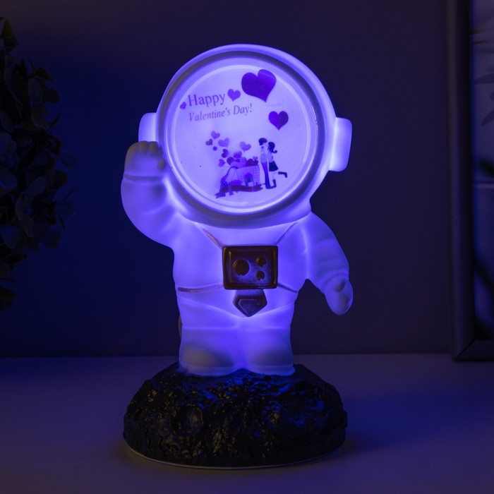 Ночник Космонавт LED USB МИКС 7,5х7,5х17,5 см 7823699