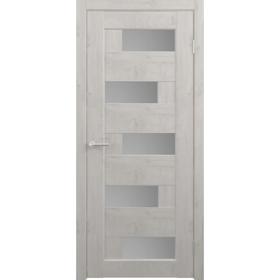 

Дверное полотно Гавана, дуб снежный, стекло мателюкс, 2000х900