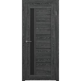 

Дверное полотно Мехико, черное, дерево, стекло черное, 2000х800