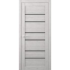 

Дверное полотно Техас, жемчужный, стекло черное, 2000х700