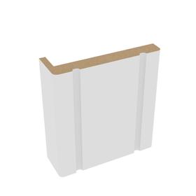 

Наличник резной телескопический Vinyl, 2150х70х24 мм, цвет белый