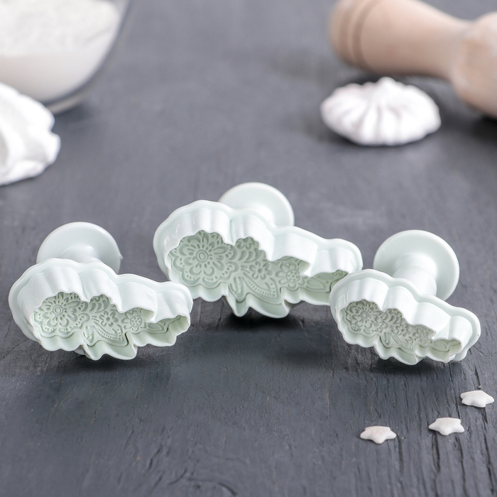 Набор плунжеров кондитерских "Букет", 3 шт.