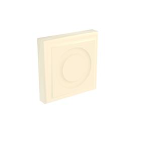 

Розетка Vinyl 70х70 мм, цвет ваниль