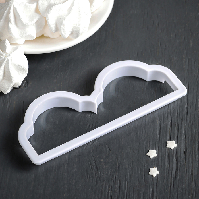 Форма для украшения кондитерских изделий 15х6 см "Цветки и лепестки"