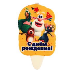 

Свеча для торта со стикером «С днём рождения. Буба» блистер, размер 5 х 8 см