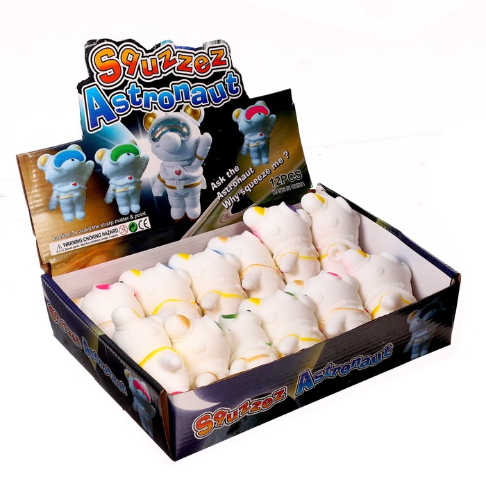 Мялка «Космонавт» с пастой, цвета МИКС 7983718