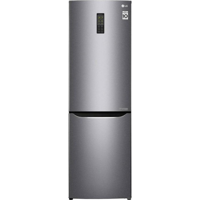 Холодильник LG GA B 419 SLUL, двухкамерный, класс А+, 354 л, серый