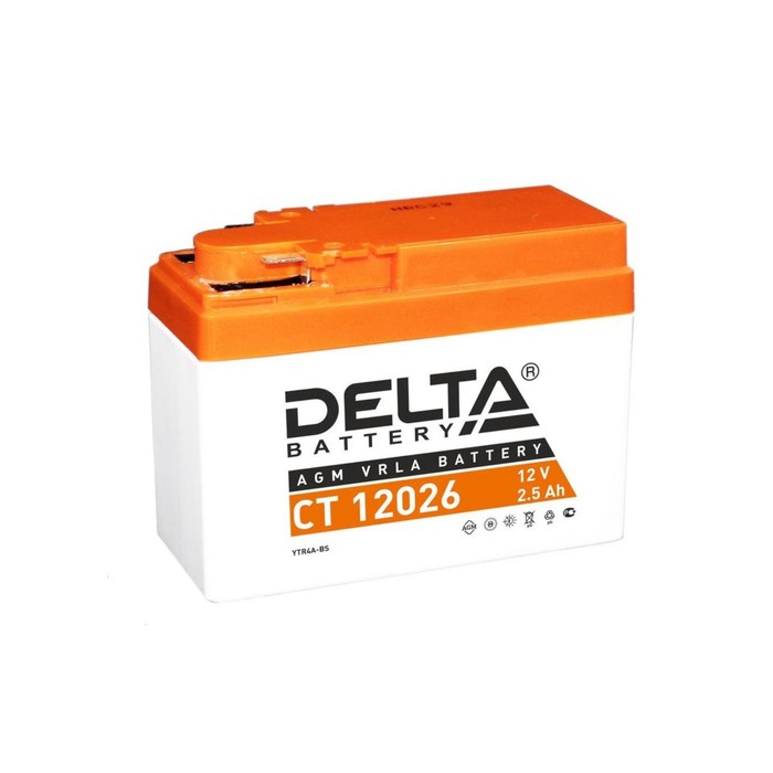 Аккумуляторная батарея Delta CT 12026, 2.5 Ач, 12 Вольт, О/П, стартерный ток 45 А