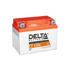 Аккумуляторная батарея Delta CT 1204, 4 Ач, 12 Вольт, О/П, стартерный ток 50 А