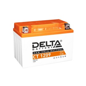 Аккумуляторная батарея Delta CT 1209, 9 Ач, 12 Вольт, П/П, стартерный ток 135 А